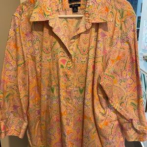 Chaps 100% cotton woman’s blouse